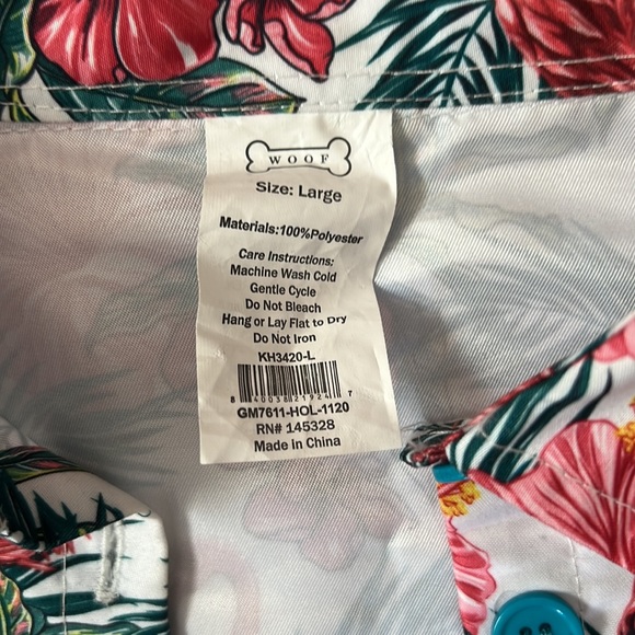 NWOT size large Dog shirt - Picture 3 of 3